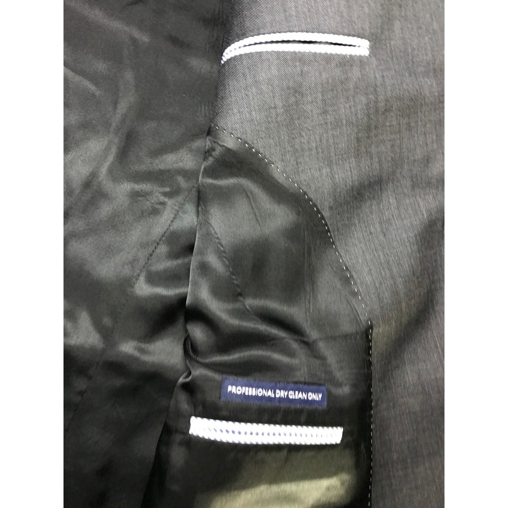 Tommy Hilfiger Mens 100% Wool Blazer Jacket Gray 2-Button Sport Coat XL 50 - Picture 5 of 11